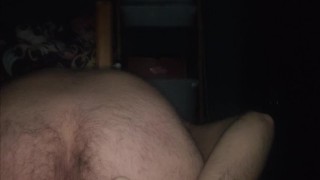 Hairy 18 Years old Slutty Boy Stuffs His Ass With M&M's and EAT them !