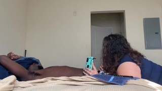 Cum slut Puerto Rican milf sucks , tities fucks, and doggy styled by bbc creampie 