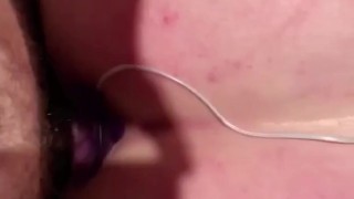 Sex Slave gets caned and fuck at the same time 