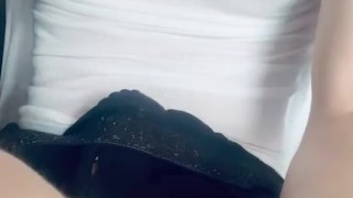 Watching porn and smoking