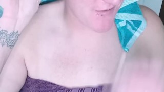 My after shower rub down