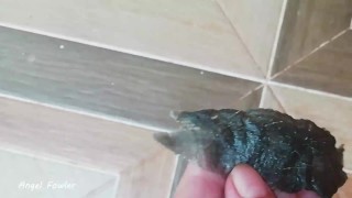 MY STEP MOM HAIRY PUSSY WAX DEPILATION