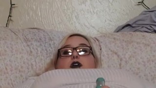 Quick play with g spot vibrator 