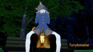 Furry Yaoi Hentai 3D - Horse with big Dick Fucks cute Gray Fox