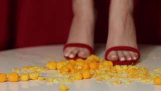 Stomping out 45 cheese balls