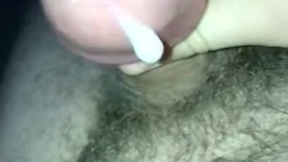 Slow motion close up cumshot masturbating 