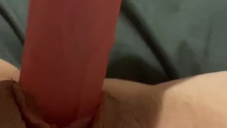 Playing with my dildo