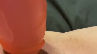 Playing with my dildo