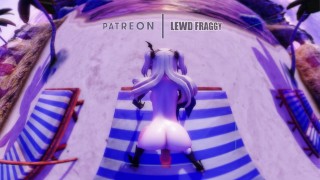 Genshin Impact - Fischl Sunset Sensual Sex [VR UNCENSORED HENTAI 4K]