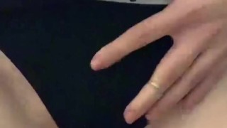 SECRET MASTURBATING IN A DRESSING ROOM! WHEN WILL I GET CAUGHT?