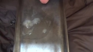 尿道が詰まるほどの特濃精子が出たので、いろいろ弄ってみました。