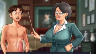 Summertime Saga - Cookie Jar - All Sex Scenes Only - Annie and Principal #1 Part 11