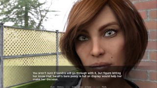 Mid Life Crisis v0.22 - Voyeur stepniece watching while I fuck her stepaunt (Pt. 2)