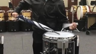 Strong Man in Leather Juggles BIG Sticks