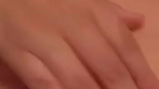 Playing withy my breast after showering 