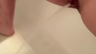 Piss in tub 