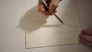 ADMIRE WOMEN BODY - DRAWING VIDEO