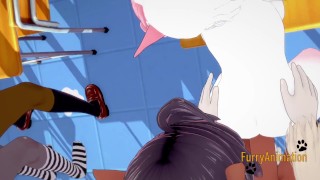 Furry Hentai 3D Yiff - Orgy Furry in a Classroom