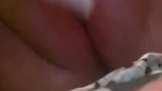 Squirting before showering 