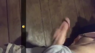 Edged myself... Snapchat Cumshot (Huge Load)
