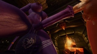 Draenei futa 3some