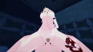 Bowsette gets fucked in first person. POV fuck Bowsette until creampie. Cum inside and on stomach.