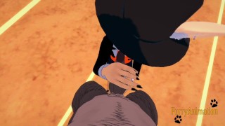 Furry Yaoi 3D - Shiro (Dog) do a Blowjob to big black dog