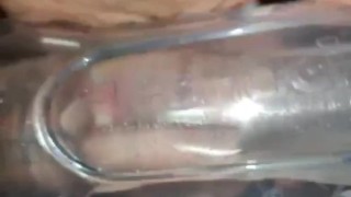Solo fleshlight fun. (Sorry about background noise)