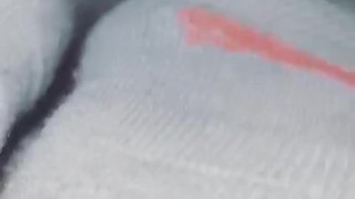 Cute Teen in Sports Socks
