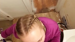 Cleaning slut plays with oaktree