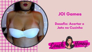 Desafio a Acertar o Jato de Porra no Meu Cúzinho! | JOI Games | Punheta Guiada | # 11