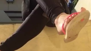@tici_feet ticii_feet IG dangling havaianas flip flop with sound (preview)