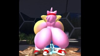Amy and Sonic OC Cock Ride