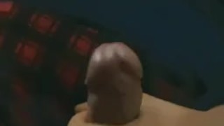 Stroking my cock with Snapchat filter. Anime face