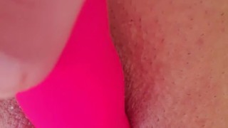 Pink dildo. Made me cum