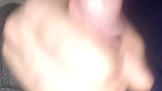 Huge dick trying not to get caught masterbating