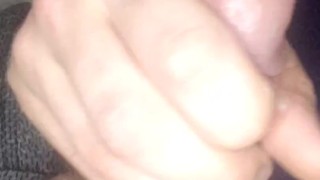Huge dick trying not to get caught masterbating