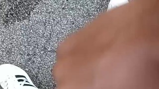 Jacking off outside in Richmond VA