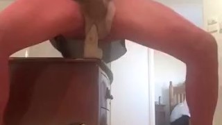 Stuffing my pussy 