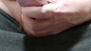 Pumping my big uncut ginger dick