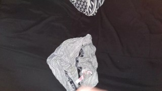 Jerking Off Onto My Girlfriends Used Panties #1