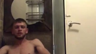 BRITISH SCALLY LAD IN BATH AronBainXXX