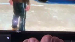 Cum all over my toes!! Link for full video