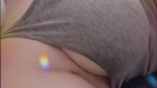 Tiktok took this down for being explicit... Busty Babe Bounces Big Tits