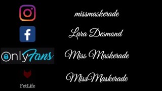 Miss Maskerade POV Latex Blowjob and Swallowing Masters Cum