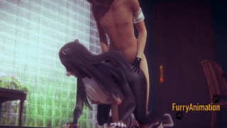 Furry Hentai 3D - DogBoy and Cat Have Hard Sex 2/2
