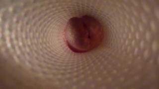 Il baise un Fleshlight - A quoi ça ressemble de l'intérieur?