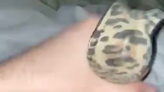 Cumming in my stepcousins thong