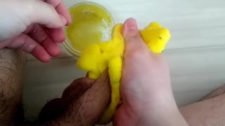 Yellow Slime masturbation