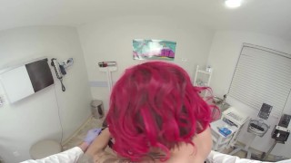 Redhead Shemale in VR Porn